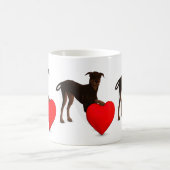 Doberman Pinscher met hart Koffiemok (Center)