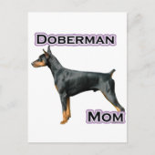 Doberman Pinscher Moeder 4 Briefkaart (Voorkant)