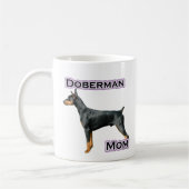 Doberman Pinscher Moeder 4 Koffiemok (Links)
