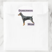 Doberman Pinscher Mom 4 - Sticker (Tas)