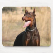 Doberman Pinscher Mousepad Muismat (Voorkant)