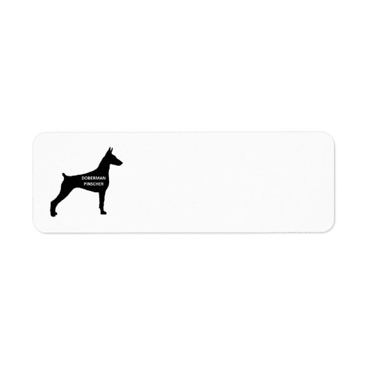 doberman pinscher naam silo black.png etiket (Voorkant)