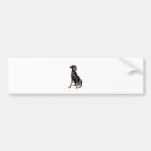 Doberman Pinscher (natuurlijk) Bumpersticker (Voorkant)