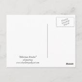 Doberman Pinscher Original Dog Art Briefkaart (Achterkant)