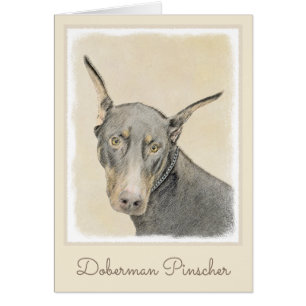 Doberman Pinscher Painting - Originele Dog Art