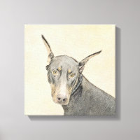 Doberman Pinscher Painting - Originele Dog Art