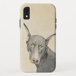 Doberman Pinscher Painting - Originele Dog Art Case-Mate iPhone Case
