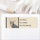 Doberman Pinscher Painting - Originele Dog Art Etiket (Insitu)