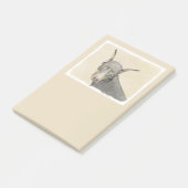 Doberman Pinscher Painting - Originele Dog Art Post-it® Notes (Schuin)