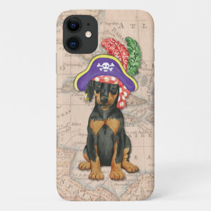 Doberman Pinscher Pirate Case-Mate iPhone Case