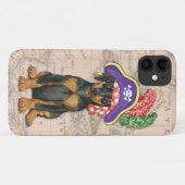 Doberman Pinscher Pirate Case-Mate iPhone Case (Achterkant (horizontaal))