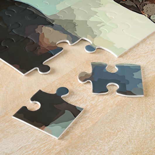 Doberman Pinscher Portrait Legpuzzel (Zijkant)