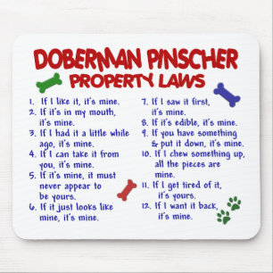 DOBERMAN PINSCHER Property Laws 2 Muismat