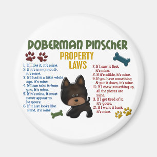 Doberman Pinscher Property Laws 4 Magneet
