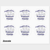 Doberman Pinscher Property Sticker (Vel)