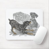 Doberman Pinscher-Puppies Muismat (Met muis)