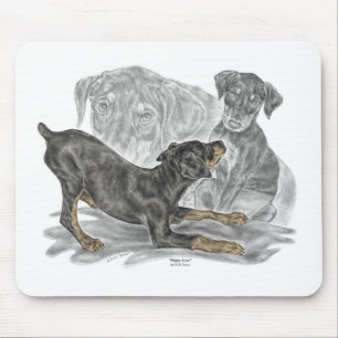 Doberman Pinscher-Puppies Muismat