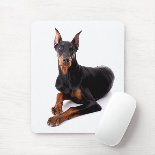 Doberman Pinscher Puppy Dog Mousepad Muismat (Met muis)