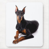 Doberman Pinscher Puppy Dog Mousepad Muismat (Voorkant)