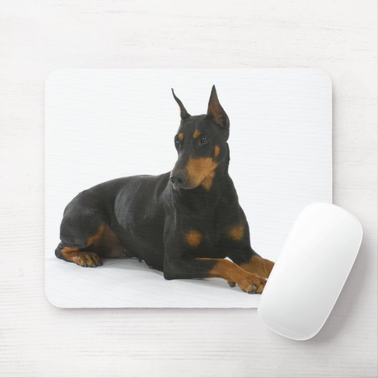 Doberman Pinscher Puppy Dog Mousepad Muismat (Met muis)