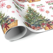 Doberman Pinscher Puppy Onder de Boom Cadeaupapier (Rol Hoek)