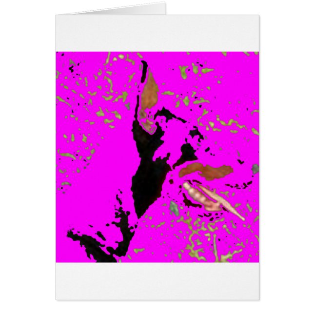 doberman pinscher rare kunst (Voorkant)