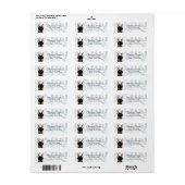 Doberman Pinscher Return-adreslabels Etiket (Full Sheet)