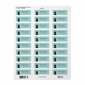 Doberman Pinscher Return-adreslabels Etiket (Full Sheet)