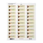 Doberman Pinscher Return-adreslabels Etiket (Full Sheet)