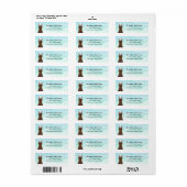 Doberman Pinscher Return-adreslabels Etiket (Full Sheet)