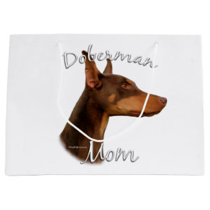 Doberman Pinscher (rood) mam 2 Groot Cadeauzakje