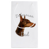 Doberman Pinscher (rood) Pa 2 Klein Cadeauzakje (Achterkant)