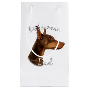Doberman Pinscher (rood) Pa 2 Klein Cadeauzakje
