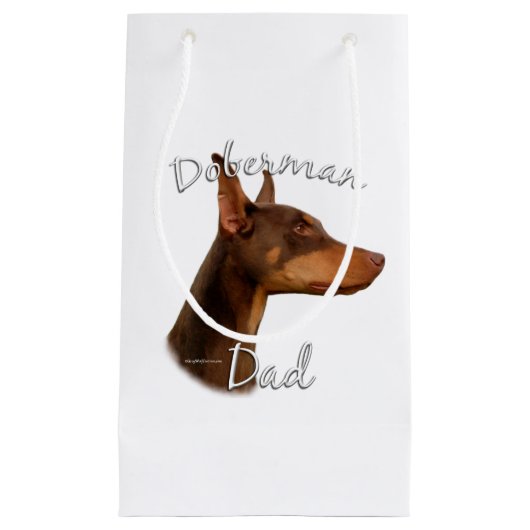 Doberman Pinscher (rood) Pa 2 Klein Cadeauzakje (Voorkant)