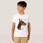 Doberman Pinscher (rood) Pa 2 T-shirt (Voorkant volledig)