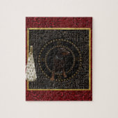 Doberman Pinscher, Round Shape, Dog in het Chinees Legpuzzel (Verticaal)