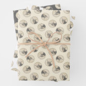 Doberman Pinscher schilderij Dobie bijgesneden hon Inpakpapier Vel (In situ)