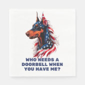 Doberman Pinscher Servet (Voorkant)