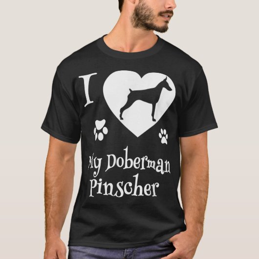 Doberman Pinscher Shirt Design for Doberman Dog Lo (Voorkant)