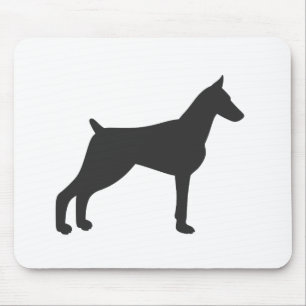 Doberman Pinscher Silhouette Muismat