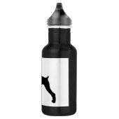 Doberman Pinscher Silo Black.png Waterfles (Rechts)