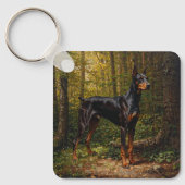 Doberman Pinscher Sleutelhanger (Voorkant)