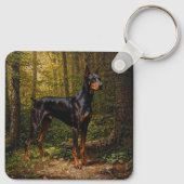 Doberman Pinscher Sleutelhanger (Achterkant)