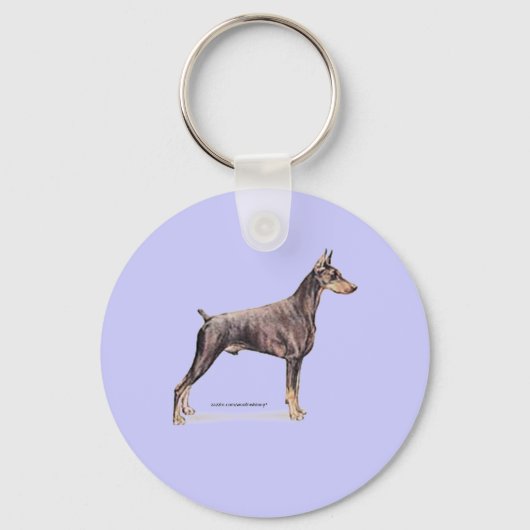 Doberman Pinscher Sleutelhanger (Voorkant)
