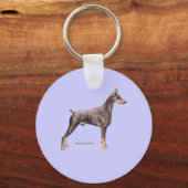 Doberman Pinscher Sleutelhanger (Voorkant)