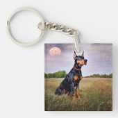 Doberman Pinscher Sleutelhanger (voorkant)