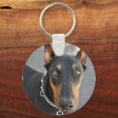 Doberman Pinscher Sleutelhanger (Voorkant)