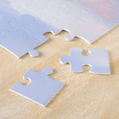 Doberman Pinscher Snowy Village Santa Hat Christma Legpuzzel (Zijkant)