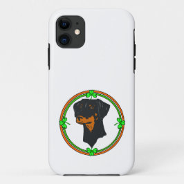 Doberman Pinscher St Patricks iPhone 11 Hoesje
