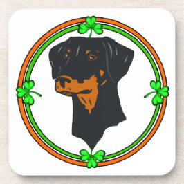 Doberman Pinscher St Patricks Drankjes Onderzetter